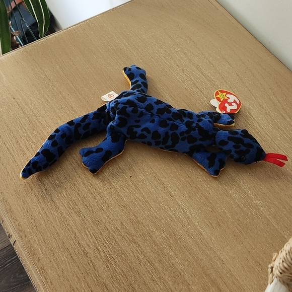 🦎 Ty Beanie Baby “Lizzy” the Lizard – 1995 Vintage Collectible, Excellent Condi - Picture 7 of 16